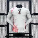 Japan Away 24/25 Long Sleeves Player Authentic Soccer Football Futbol Jersey Kit