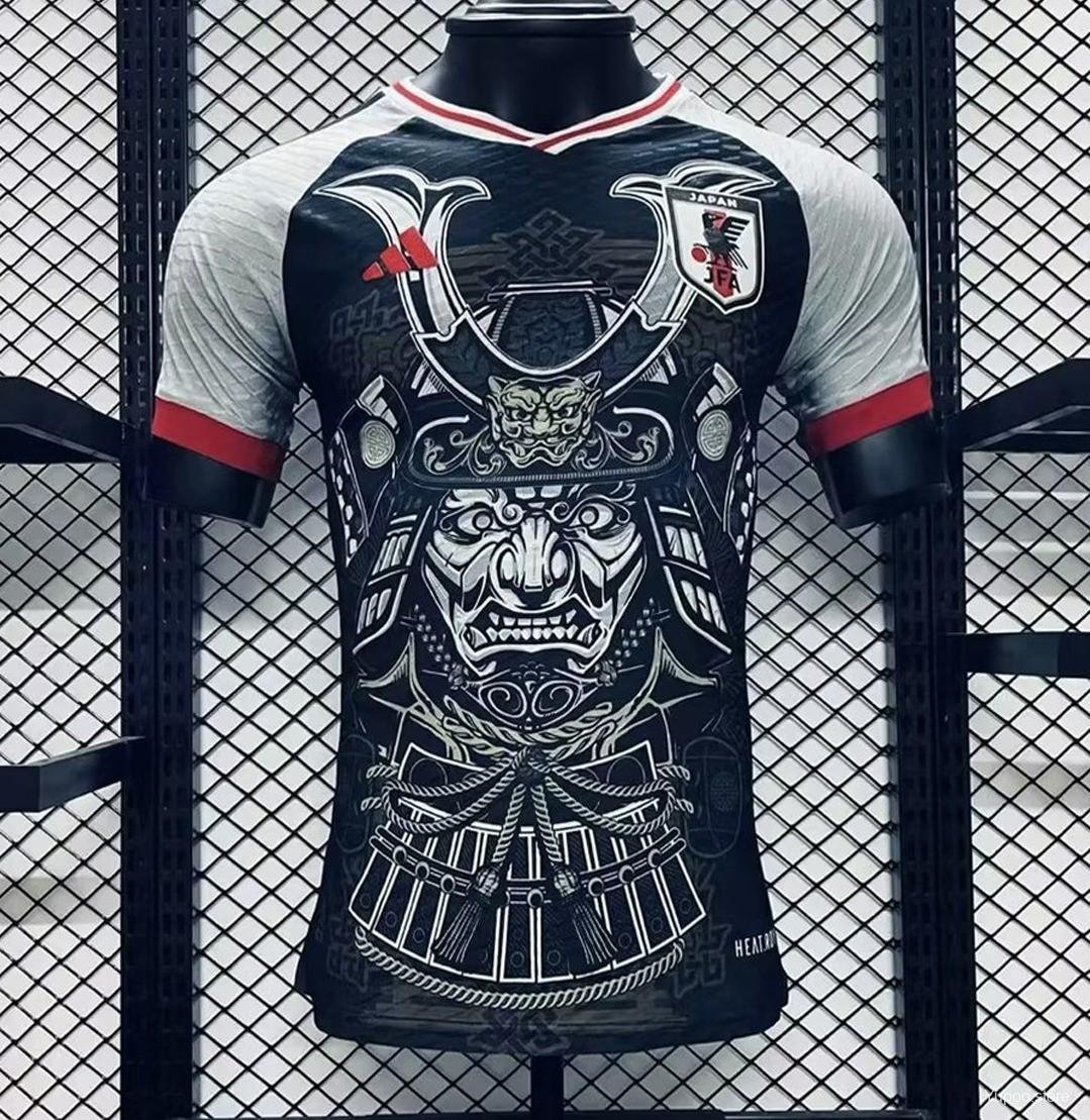 Japan Black Concept 2024 Player Authentic Soccer Football Futbol Jersey Kit