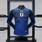 Japan Home 24/25 Long Sleeves Player Authentic Soccer Football Futbol Jersey Kit