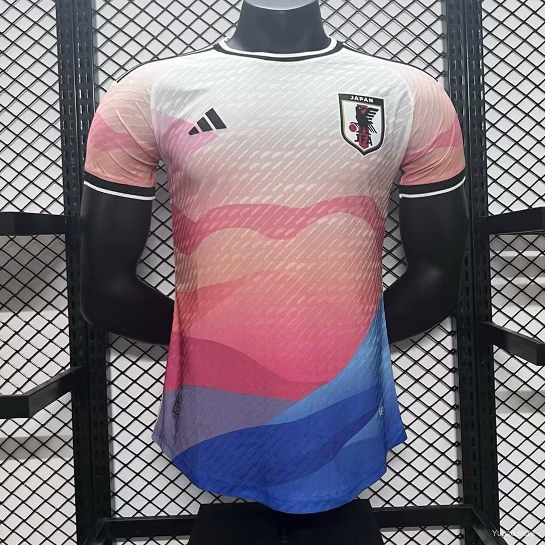 Japan Pink Special 2024 Player Authentic Soccer Football Futbol Jersey Kit