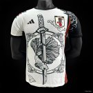 Japan White Special 2024 Player Authentic Soccer Football Futbol Jersey Kit