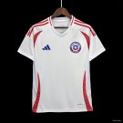 Chile Away White 2024 Adult Soccer Football Jersey