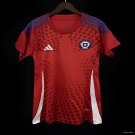Chile Home 2024 Women Football Futbol Soccer Jersey Shirt