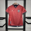 England Away Retro 2002 Adult Soccer Football Jersey