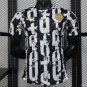 Barcelona Black with Distressed Stripes 25/26 Player Jersey