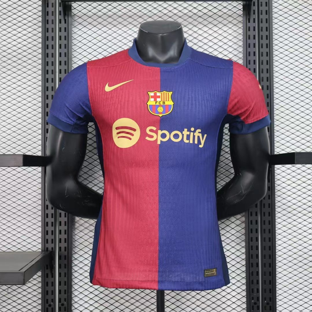 Barcelona Home 24/25 Player Authentic Soccer Football Futbol Jersey Kit