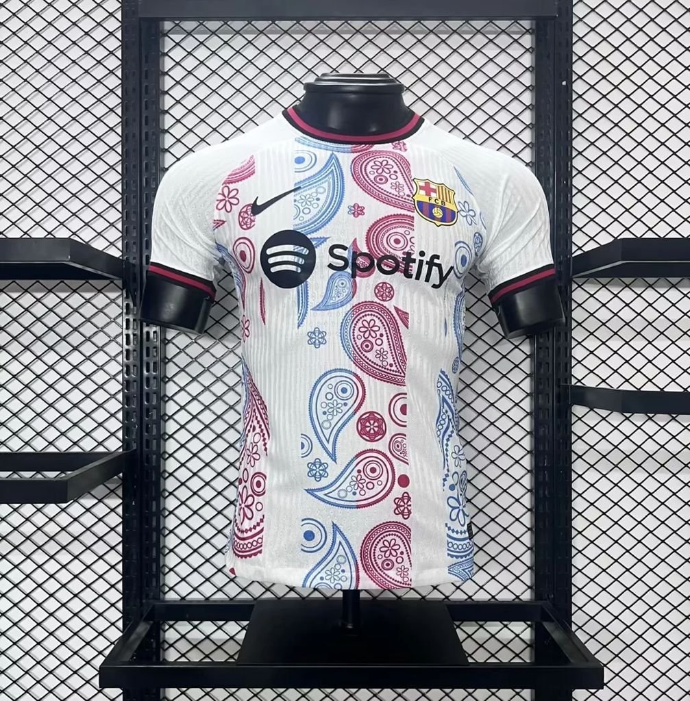 Barcelona Special Edition White 24/25 Player Soccer Football Futbol Adults Jersey