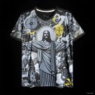 Brazil Copa America Black Goalkeeper 2024 Authentic Soccer Football Futbol Jersey Kit