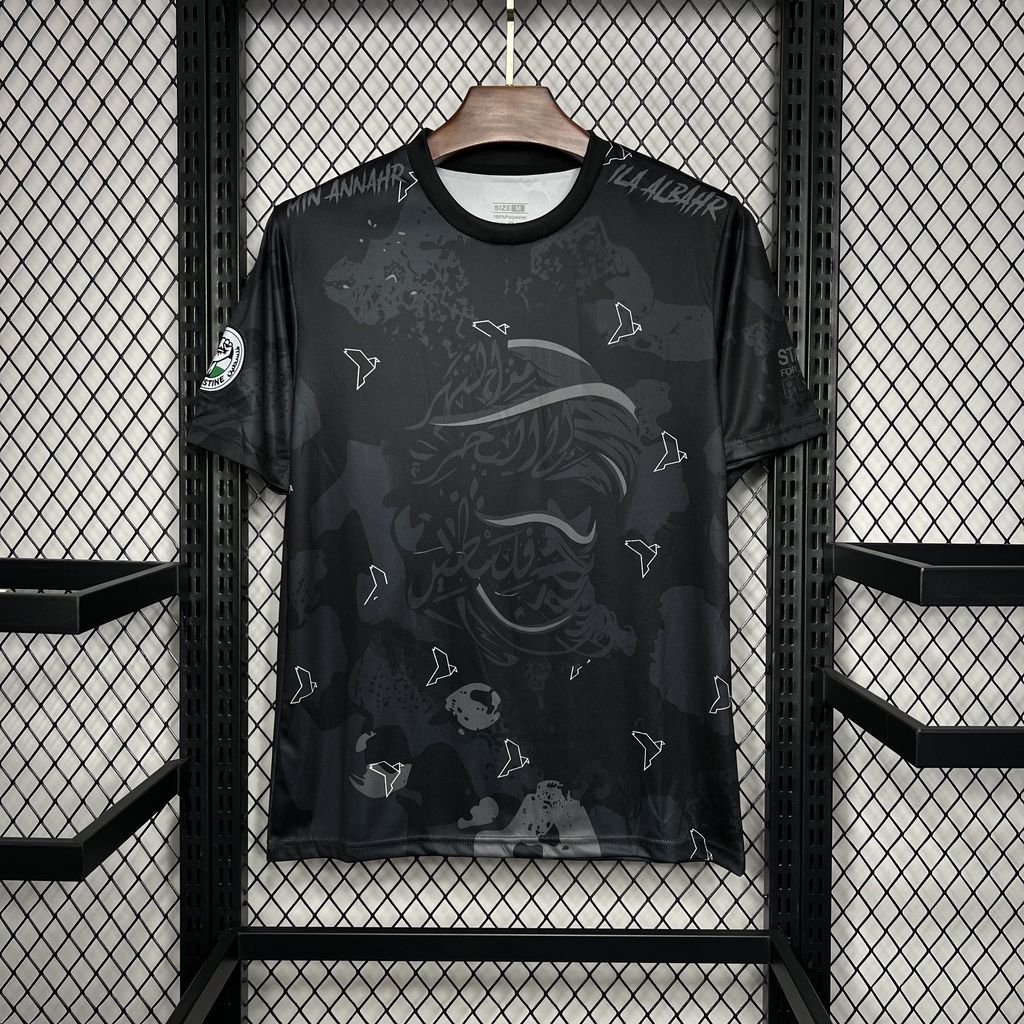 CD Palestino Black special edition 24/25 Adult Soccer Football Futbol Jersey