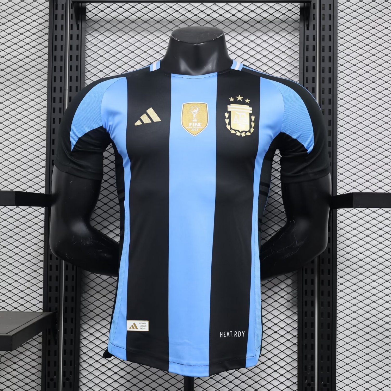 Argentina blue & black special edition 2024 Player Authentic Soccer Football Futbol Jersey Kit