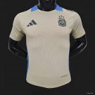 Argentina Brown Special 2024 Player Authentic Soccer Football Futbol Jersey Kit