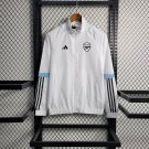 Arsenal Windbreaker 23/24 White Adults Suit Uniform
