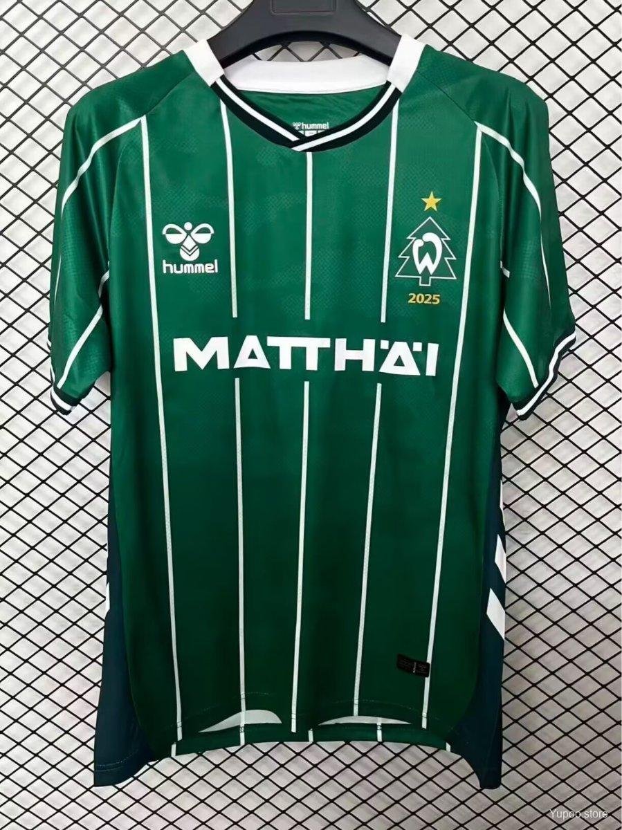 Werder Bremen Christmas Green 25/26  Jersey