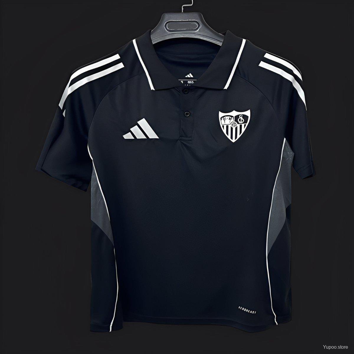 Sevilla Black Polo 25/26 Jersey
