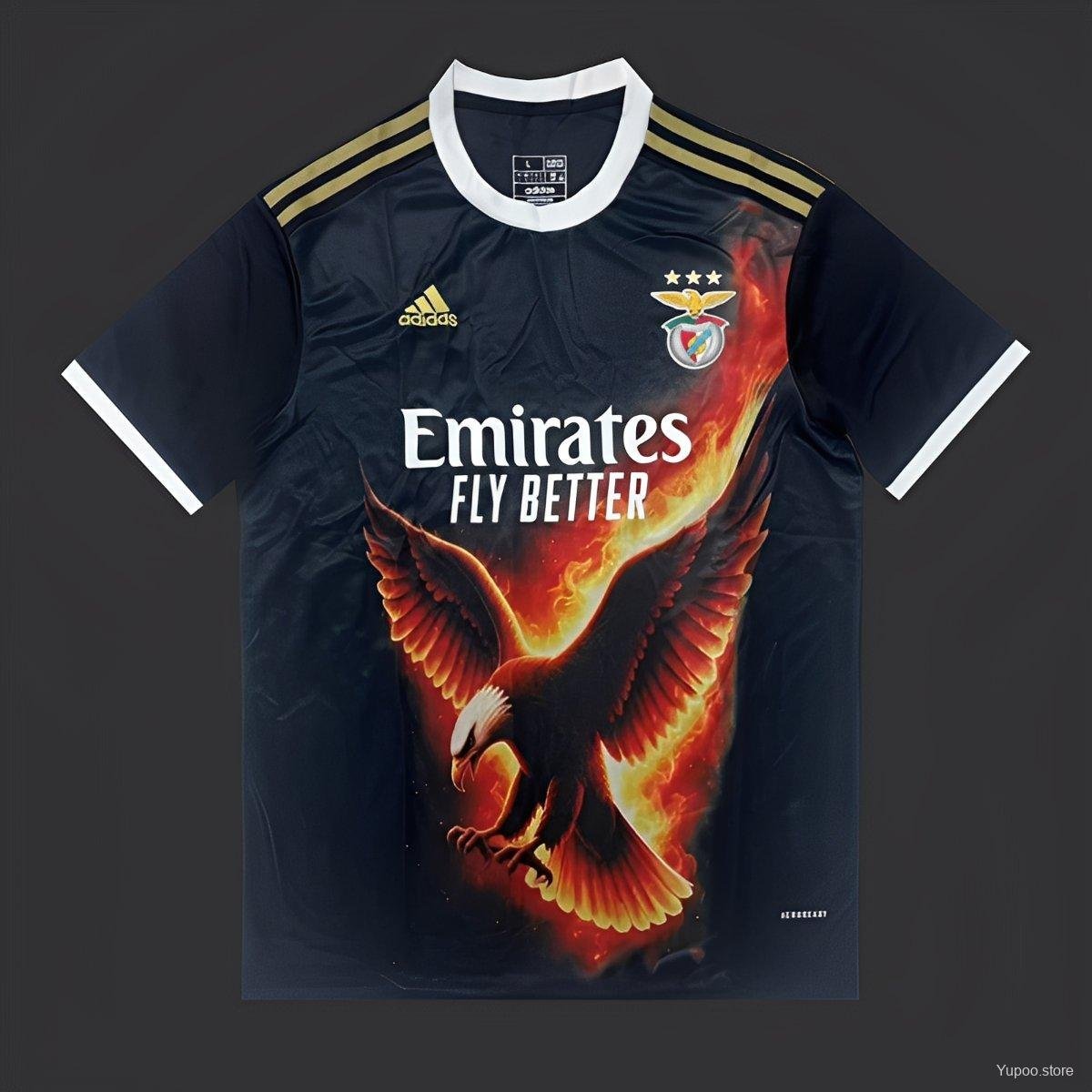 SL Benfica Navy with Fire Eagle 25/26 Jersey
