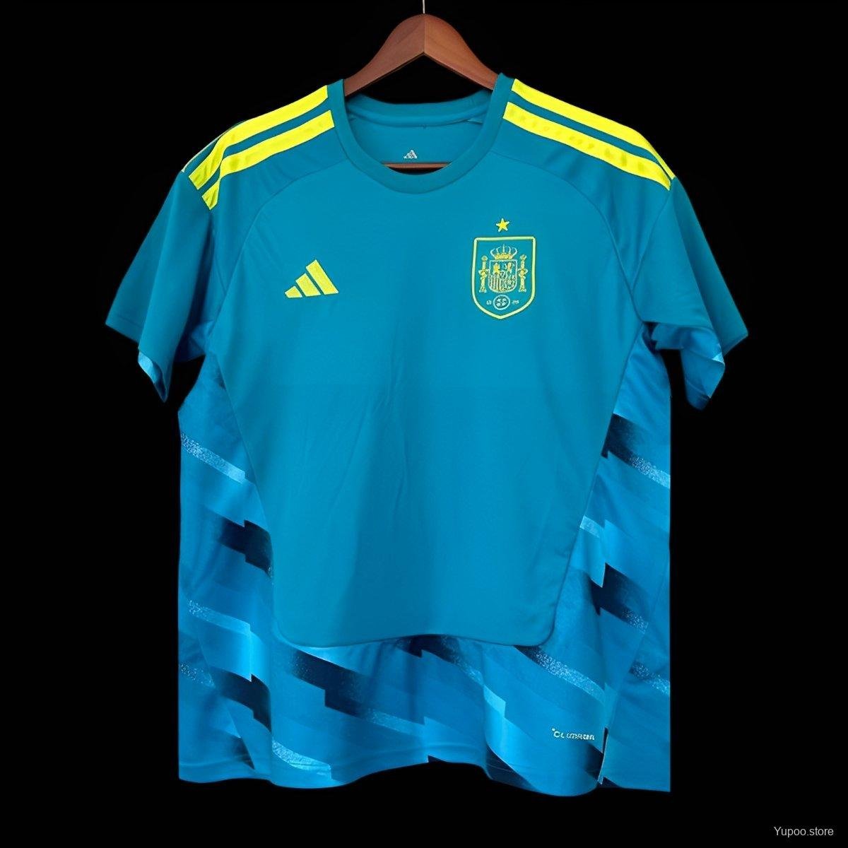Spain Blue Goalkeeper 2026 Jersey