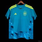 Spain Blue Goalkeeper 2026 Jersey