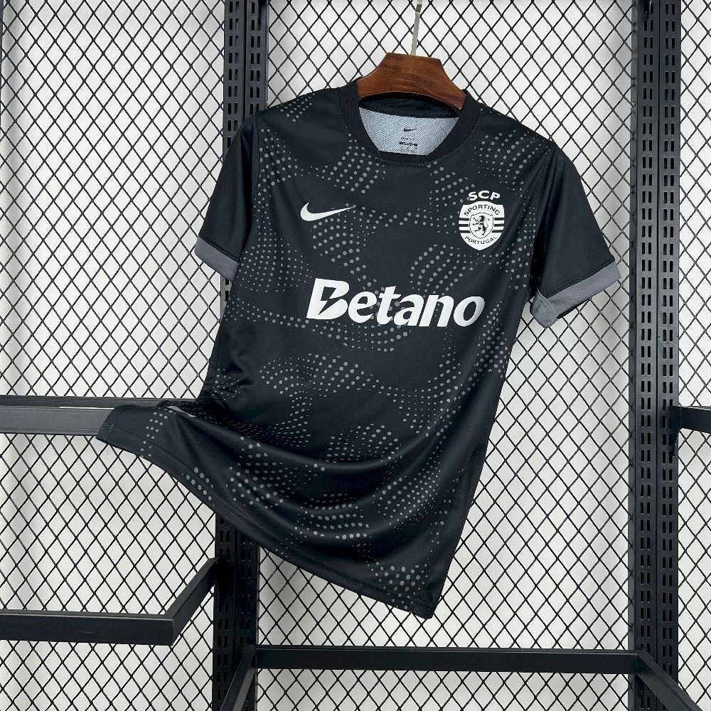 Sporting CP Black Away 25/26 Jersey