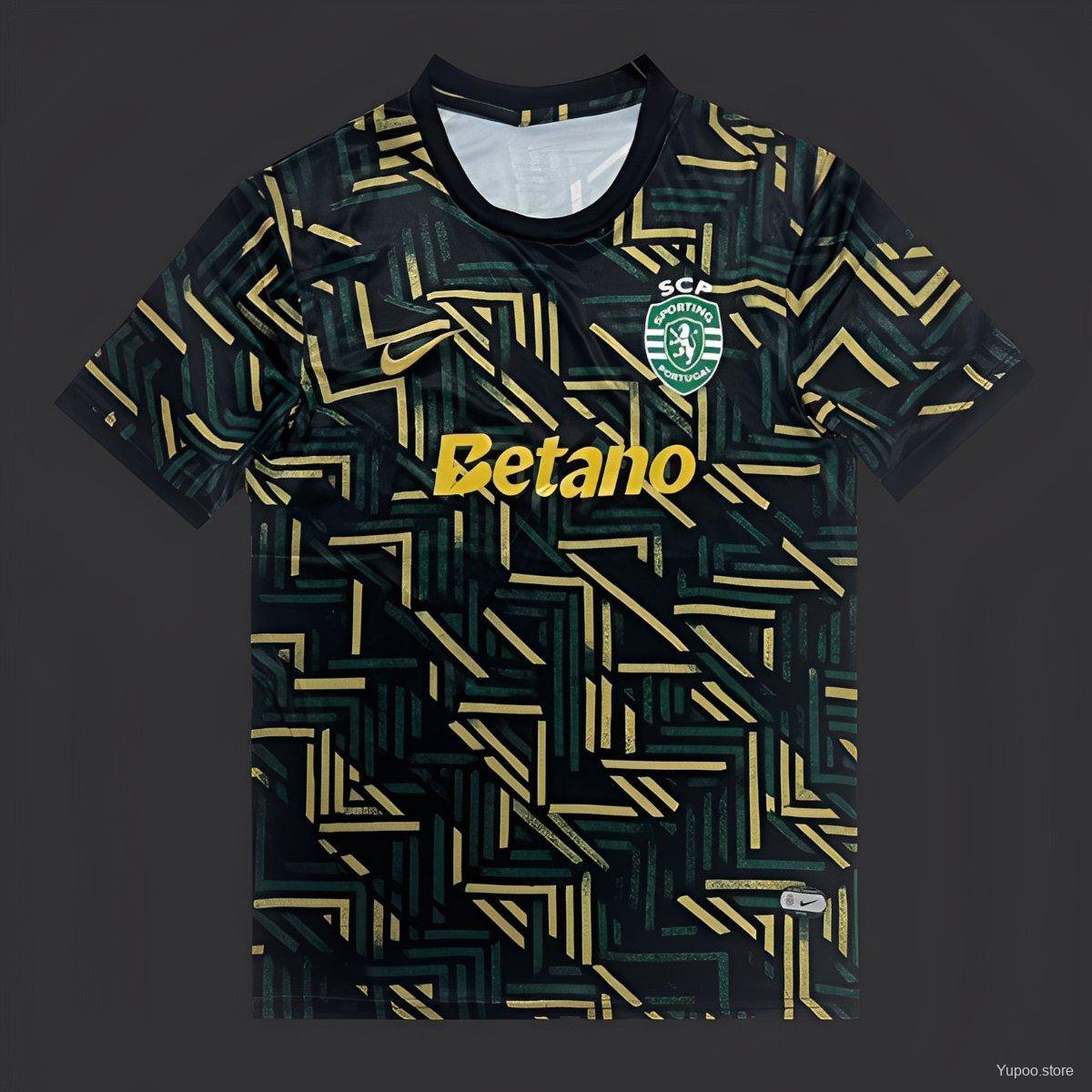 Sporting CP Dark Green with Gold 25/26 Jersey