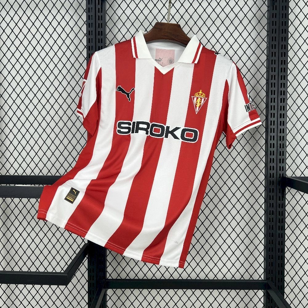 Sporting De Gij&Atilde;&sup3;n Home 25/26 Jersey