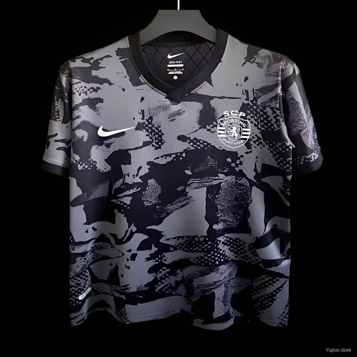 Sporting Lisbon Grey Pre-Match 25/26 Jersey