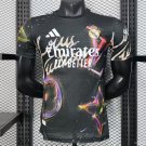 Real Madrid Black with Colorful Abstract Art Pattern 25/26 Player Jersey