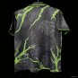 Real Madrid Black with Lightning & Tropical Leaf Pattern 25/26 Jersey