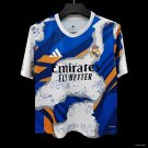 Real Madrid Blue with Abstract Pattern 25/26 Jersey