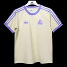 Real Madrid Cotton Beige T-shirt 24/25 Adult Soccer Futbol Football Jersey