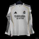 Real Madrid Home 25/26 Long Sleeves Jersey