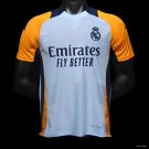 Real Madrid Light Blue_Yellow Pre-Match 24/25 Player Soccer Football Futbol Adults Jersey