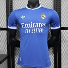 Real Madrid Third Blue 25/26 Player Soccer Football Futbol Adults Jersey