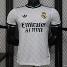 Real Madrid White with Geometric Pattern 25/26 Player Jersey
