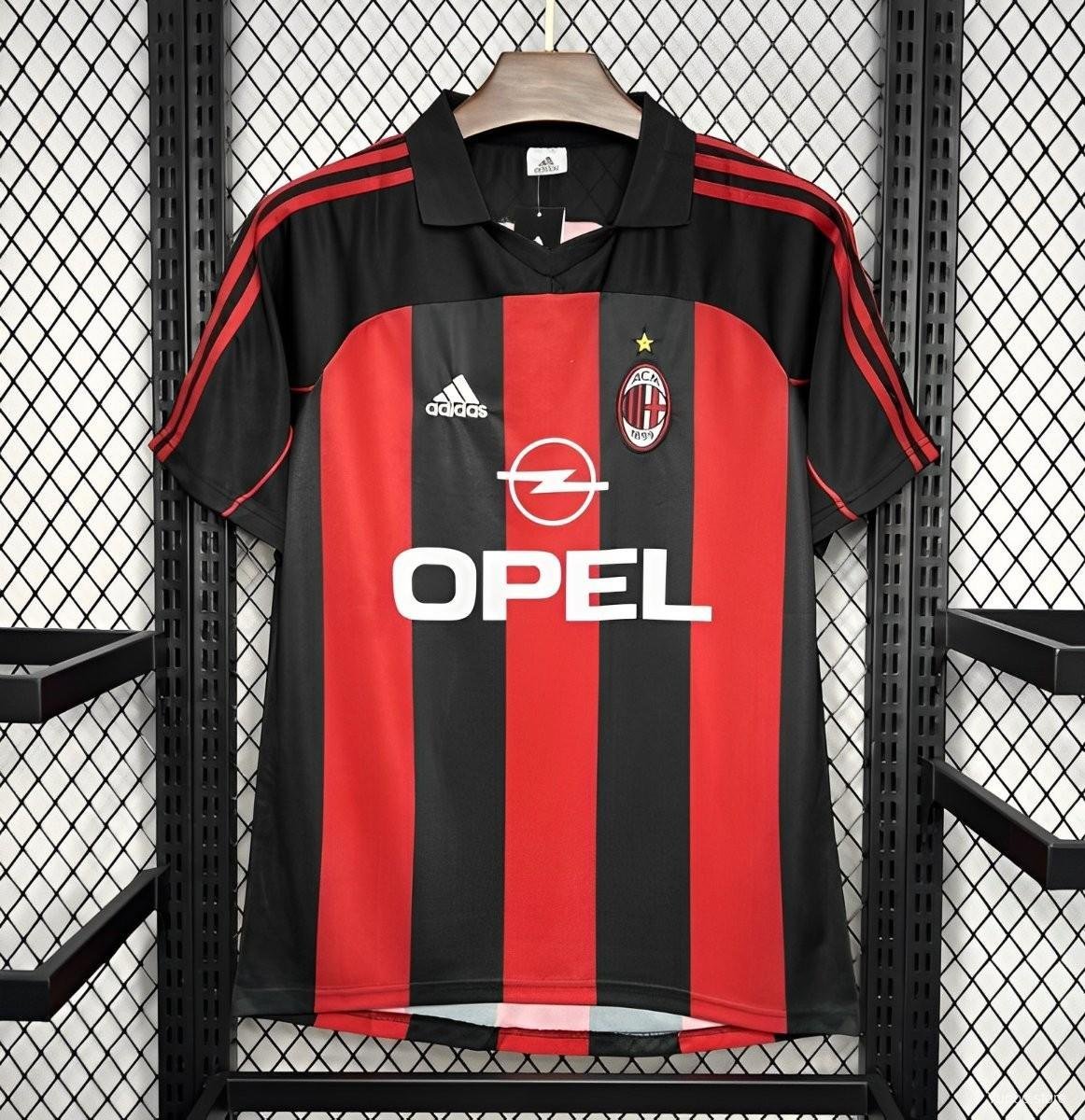 Retro AC Milan Home 2000/2002 Soccer Jersey