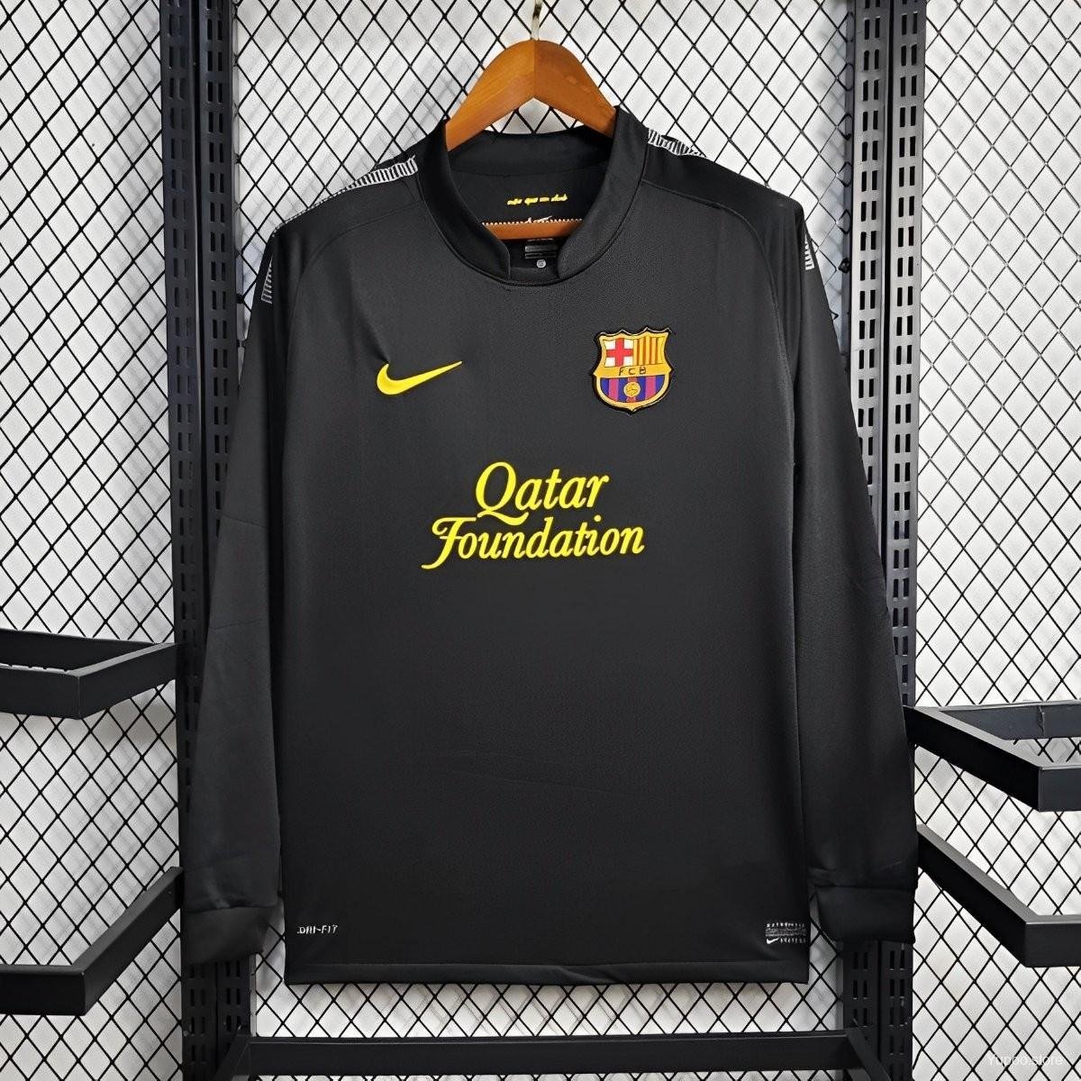 Retro Barcelona Away 2011/12 Long Sleeve Soccer Jersey