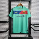 Retro Barcelona Away Green 2010/11 Soccer Jersey