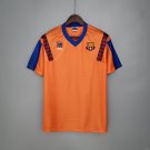Retro Barcelona Away Orange 1989/92 Soccer Jersey