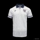 Retro England Home 1990 Soccer Jersey