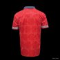 Retro England Red 1990 Soccer Jersey