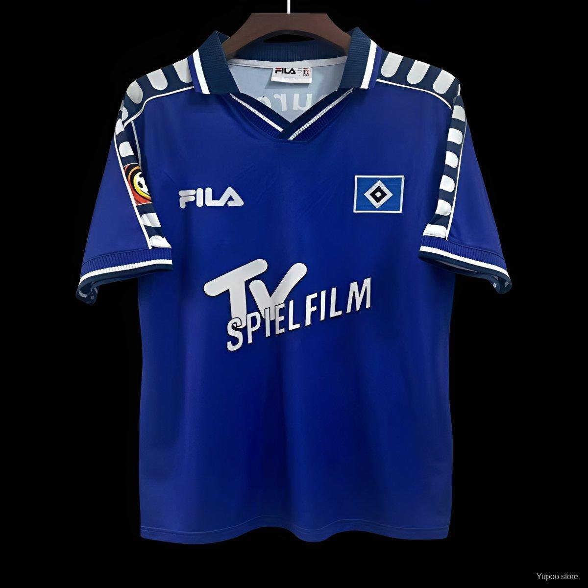 Retro Hamburger SV Away Blue 2000/01 Jersey