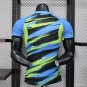 Olympique de Marseille Neon Green Blue Black Gradient Stripe 25/26 Player Jersey