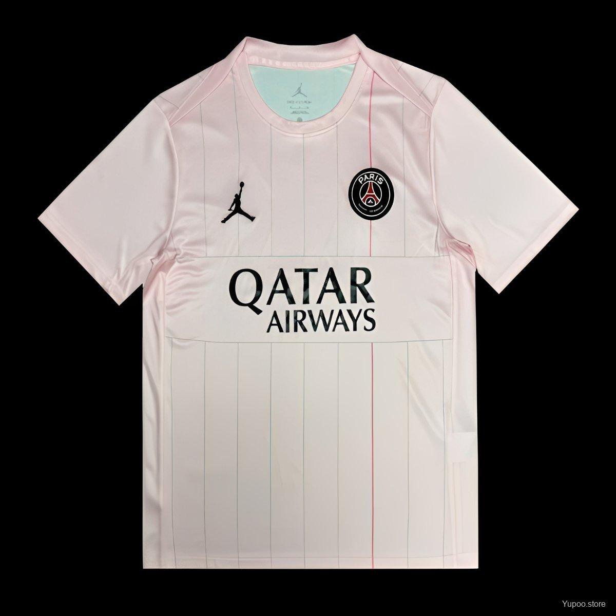 PSG Jordan Pre-Match Pink Training 25/26 Jersey