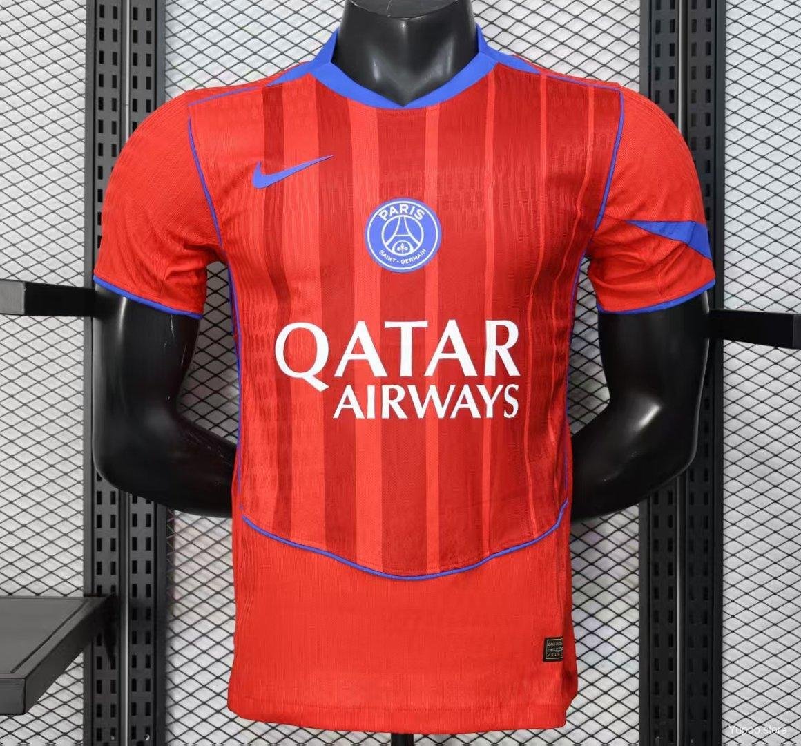 PSG Third Red 25/26 Player Jersey
