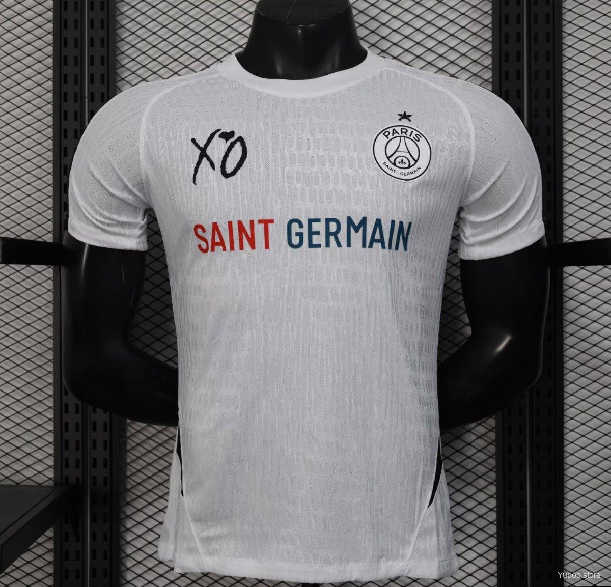 PSG x XO White Pre-Match 25/26 Player Jersey
