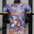 Liverpool Blue with Orange Flaming Bird Special 25/26 Player Soccer Football Futbol Adults Jersey