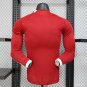Liverpool Home 25/26 Long Sleeve Player Soccer Football Futbol Adults Jersey