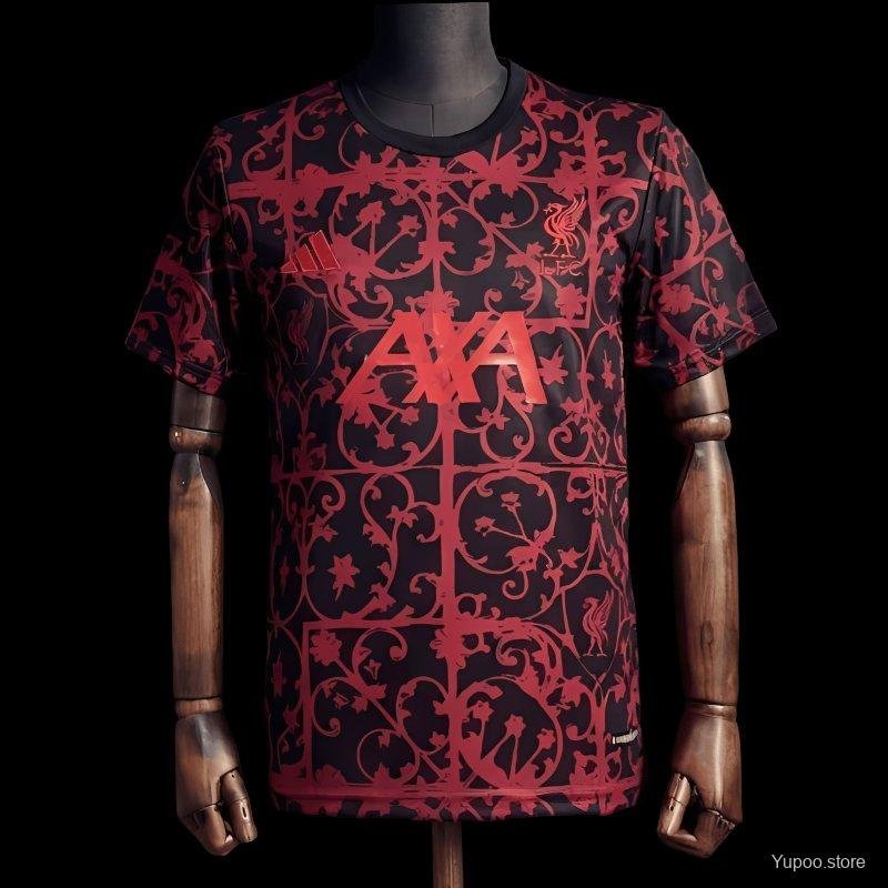 Liverpool Training Red And Black 25/26 Jersey