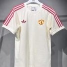 Manchester United Cotton Beige T-shirt 24/25 Adult Soccer Futbol Football Jersey