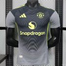 Manchester United Grey with Gradient Wave Pattern 25/26 Player Jersey