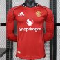 Manchester United Home 25/26 Long Sleeve Player Jersey
